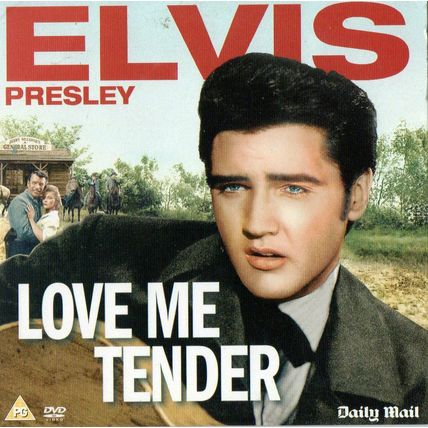 Love Me Tender DVD Promo The Daily Mail Elvis Presley Debra Paget Richard Egan