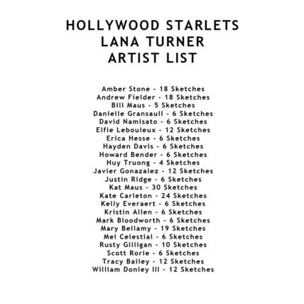5FINITY Classic Hollywood Lana Turner – Sealed Sketch Pack
