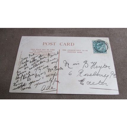 1904 fr Woodbury series Postcard - Terrace Gardens, Torquay - Devon