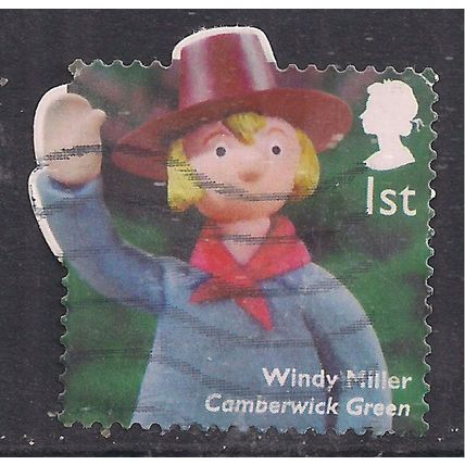 GB 2014 QE2 1st Classic Children's TV ' Windy Miller used SG 3555 ( E80 )