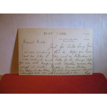 ST. PAUL'S CHURCH, WESTON-SUPER-MARE, SOMERSET used antique postcard RP =