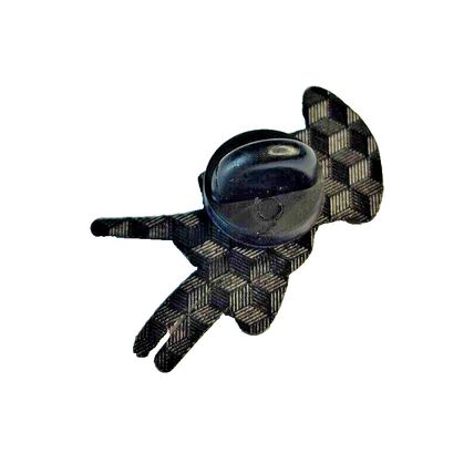 Bug Enamelled Blue Pin Badge Metal 3 cm x 2 cm Badges Enamel Fun Insect BA63