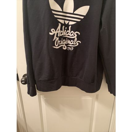 Adidas Originals Men's Hoodie Sweatshirt Pullover Size XL Black & White