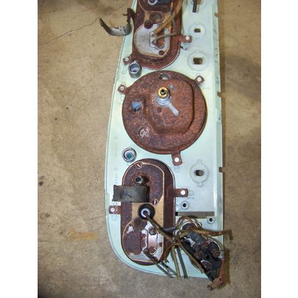 1955 DESOTO INSTRUMENT CLUSTER & DASH BEZEL OEM FIREDOME FIREFLITE SPORTSMAN