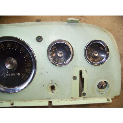 1955 DESOTO INSTRUMENT CLUSTER & DASH BEZEL OEM FIREDOME FIREFLITE SPORTSMAN