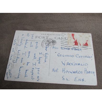 Valentines Postcard - Ellen's Isle & Ben Venue, Trossachs - Artist