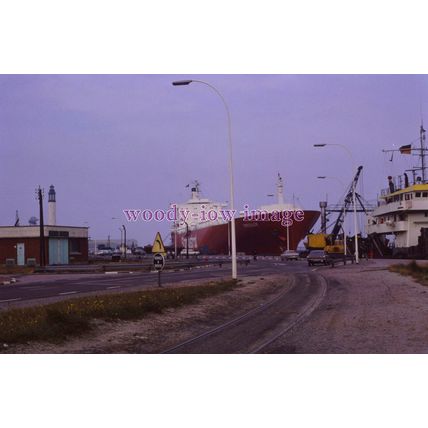SLXX638 - Norwegian Cargo Ship - Tricolor - Colour Slide