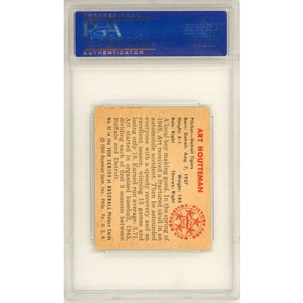 1950 Bowman Art Houtteman #42 PSA 9 P1260