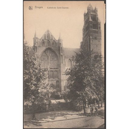 Cathédrale Saint-Sauveur, Bruges, 1927 - Thill CPA