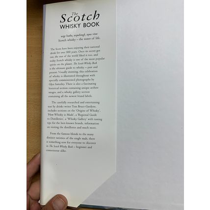 2002 1ST ED "THE SCOTCH WHISKY BOOK" 1.3kg LARGE ILLUSTRATED HARDBACK BOOK (P7)