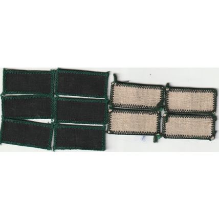 Scout Badge UK - Patrol - 10 x Eagle 1967/81 - Hessian/White Back - Used (BY105)