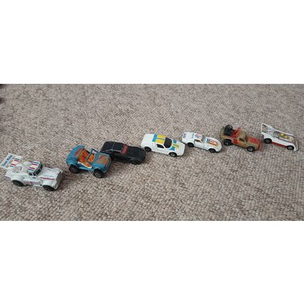 7 custom matchbox toy sports cars