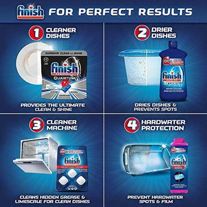 Finish POWERBALL QUANTUM Dishwasher Pods 64 Ct