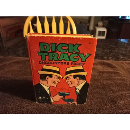 Big Little Book Dick Tracy Encounters Facey By Paul S. Newman 6.5 FN+ Shape 1967