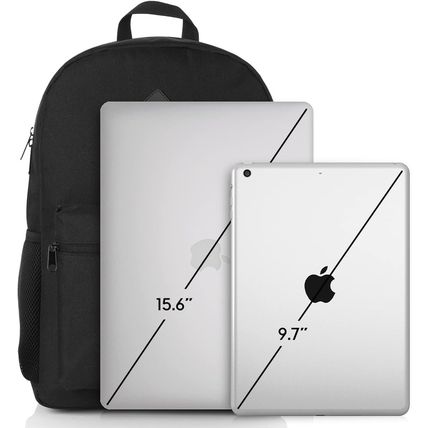 Black Backpack for Women Men,Casual School Backpack Teen Boys and Girls 15.6 Inc