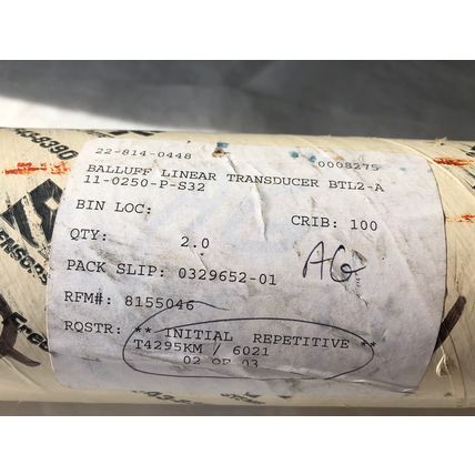 new BALLUFF BTL2-A11-0254-P-S32 LINEAR TRANSDUCER/ SENSOR,AJ