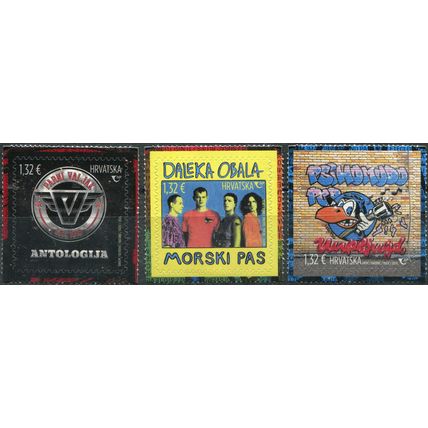 Croatia. 2024. Popular Musicians of Croatia (MNH **) Set of 3 stamps