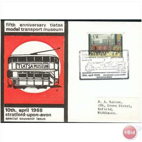 GB Covers 1968 - x 5 Model Transport Museum 5th Anniv 1