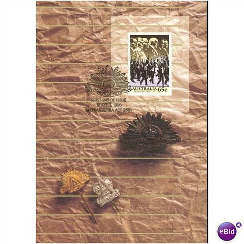 Australia FDI Postcard set 1990 - The Anzac Tradition