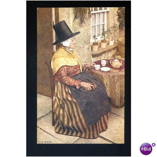 Wales WELSH LADY Costume Postcard by Celesque (C.4010)