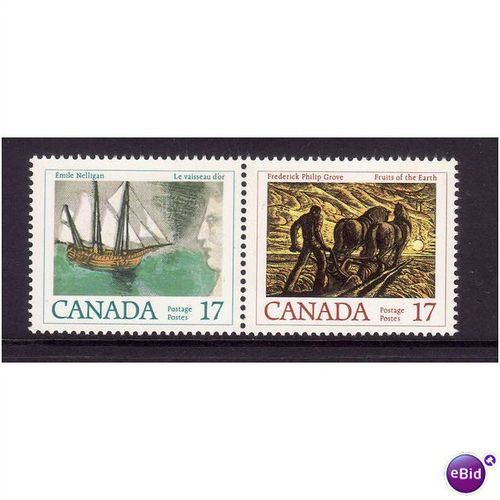 CANADA 1979 CANADIAN WRITERS 3rd SG 940/941 SET 2 VALS U/M MINT