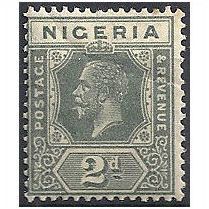 Nigeria 1921 SG18 2d Grey Mounted Mint ..