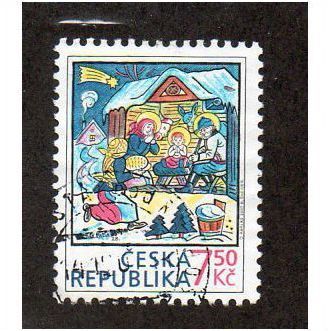 CZR 2007 7.50kc 'CHRISTMAS' FINE USED (EBID30-792)
