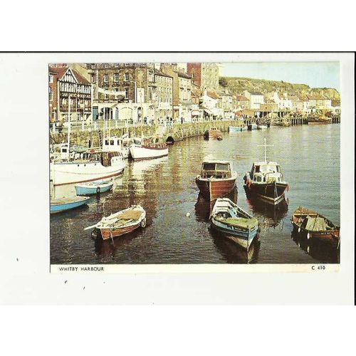 Yorkshire WHITBY Harbour Postcard by Judges (C 410)