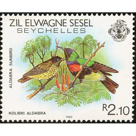 Zil Elwannyen Sesel 1983 2r10 Souimanga Sunbird Unmounted Mint NHM SG 62 stamp