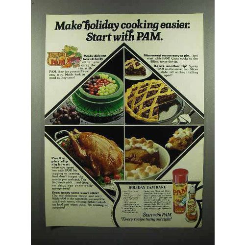 1980 Pam Cooking Spray Ad - Start With Pam
