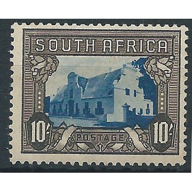 South Africa 1939 SG64c 10/- Blue & Sepia SOUTH AFRICA Unmounted Mint