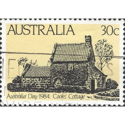 AUSTRALIA, Cook's Cottage, yellow 1984, 30c, #2