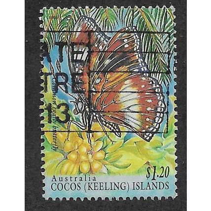 CKI 1995 $1.20 'COMMON EGGFLY BUTTERFLY' FINE USED (EBID70-895)