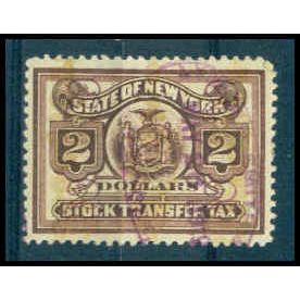 Used Revenue $2 N.Y. Stock Transfer Very Fine WA2871