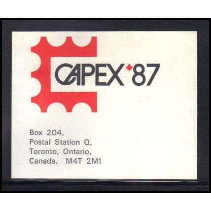 Paper Logo of CAPEX '87 Box0123