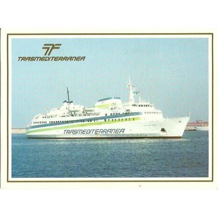 Trasmediterranea MV VILLA DE AGAETE Company Postcard