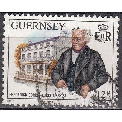 Guernsey 1988 Michel 421 O Cote (2008) 0.50 Euro Frederick Corbin Lukis