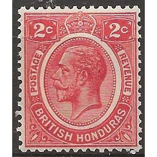 British Honduras 1926 SG128 2c Rose-Carmine Mounted Mint .