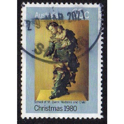 Australia 1980 Christmas - Madonna & Child 60c Used
