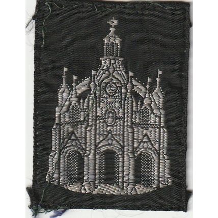 Scout Badge UK - Chichester - 30mm Market Cross - Ribbon- Used (BY282)