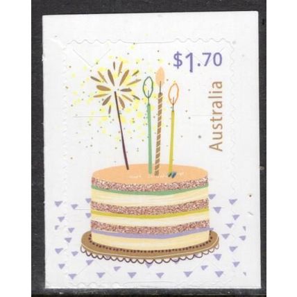 2025 CHERISHED CELEBRATIONS, CAKE, MINT NEVER HINGED SELF-ADHESIVE STAMP.