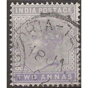 India 1900 SG116 2a Pale Violet Fine Used ..