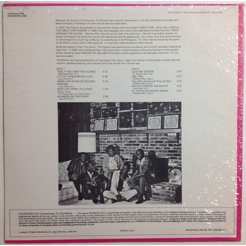 Super Hits Of The Platters - Pickwick SPC-3236 [vinyl LP]