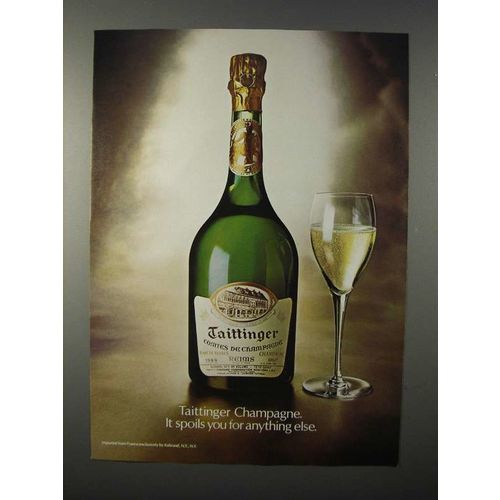 1978 Taittinger Champagne Ad - Spoils You