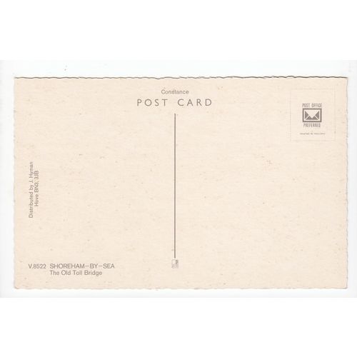The Toll Bridge Shoreham-by-Sea West Sussex Postcard 8522