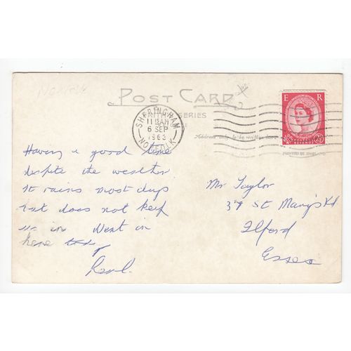 The Church Cley Norfolk 1963 RP Postcard