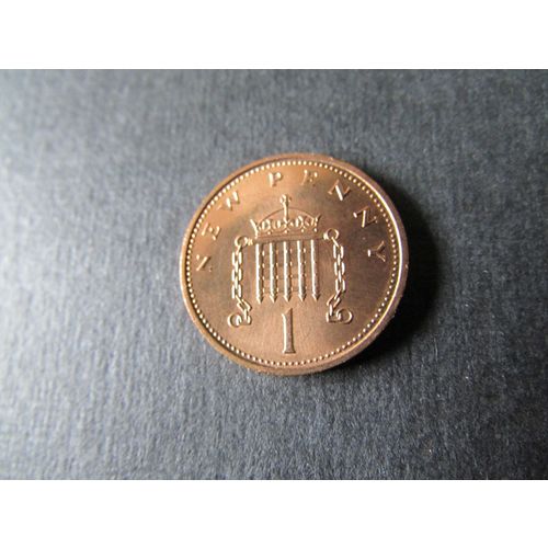 1971 QUEEN ELIZABETH II ONE NEW PENCE FREE POST. H