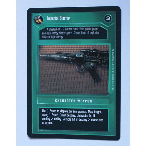 Star Wars CCG: Premier Limited # Imperial Blaster (A) dark 1995 decipher