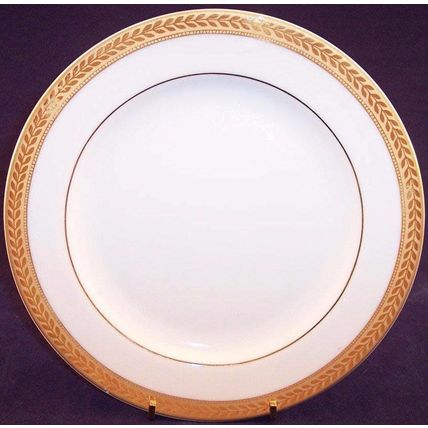 Block Manchester Gold Salad Dessert Plate, Excellent Condition!