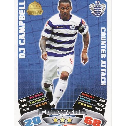 Match Attax 2011/2012 233 DJ Campbell Queens Park Rangers